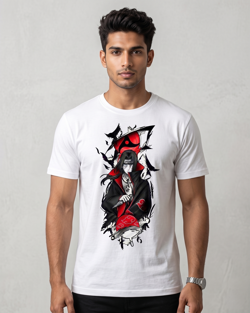 Itachi Uchiha Anime Graphic T-Shirt